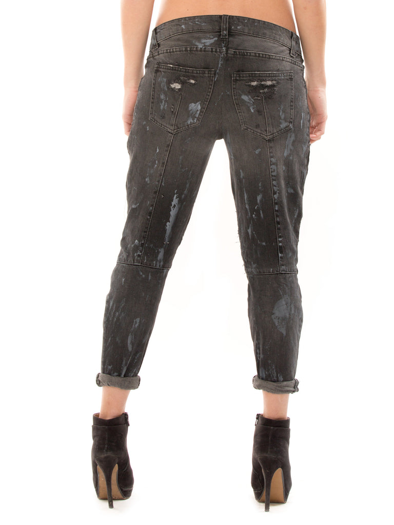 Balmain Distressed Biker Jeans - revogue