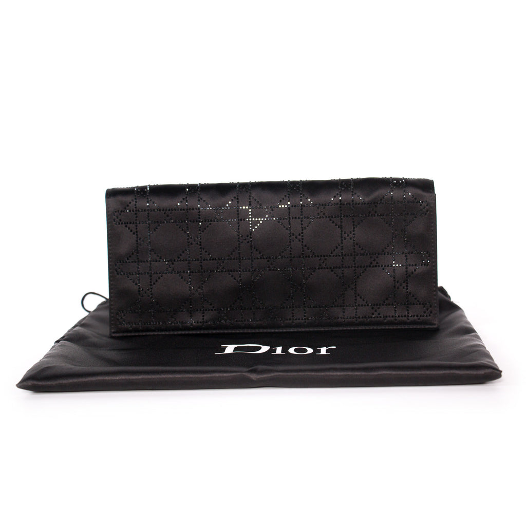 Christian Dior Lady Dior Satin Clutch Bags Dior - Shop authentic new pre-owned designer brands online at Re-Vogue