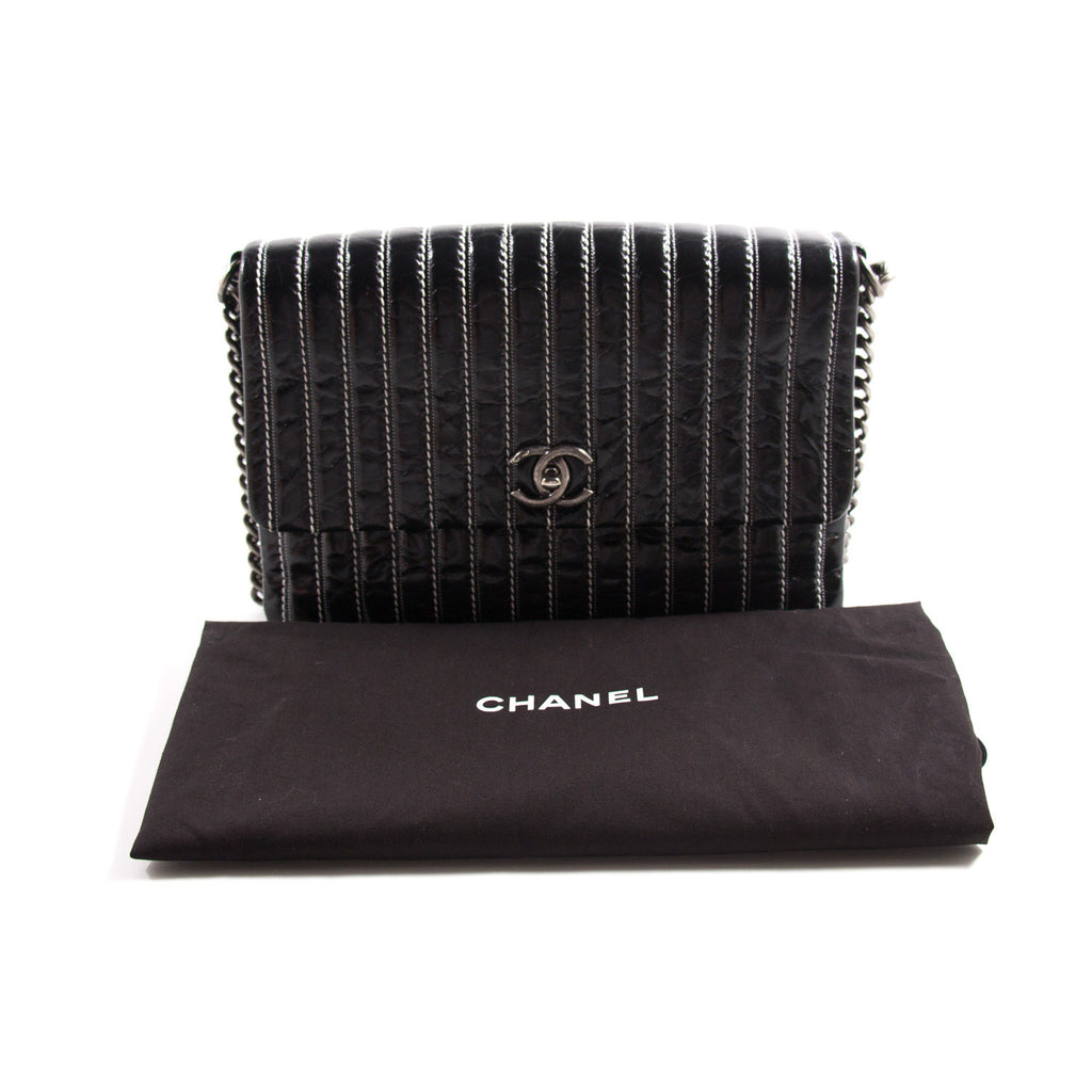 Chanel Vertical Single Flap Bag Bags Chanel - Shop authentic new pre-owned designer brands online at Re-Vogue