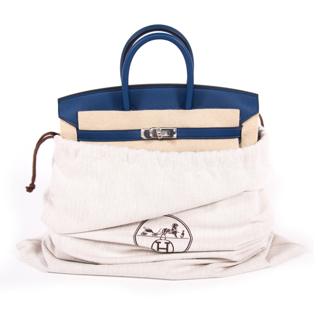 Hermès Birkin 25 White Leather Handbag (Pre-Owned) – Bluefly