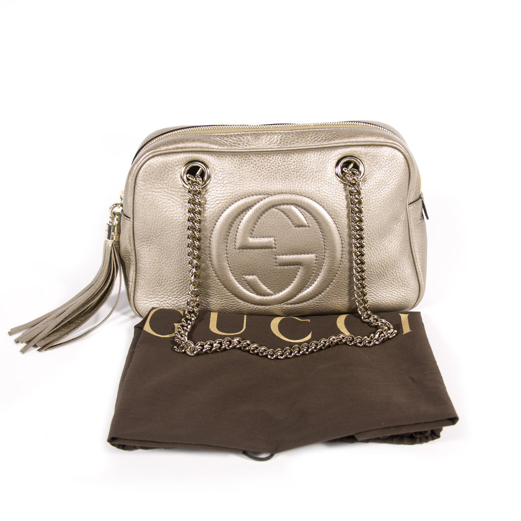 Gucci Soho Chain Shoulder Bag Bags Gucci - Shop authentic new pre-owned designer brands online at Re-Vogue