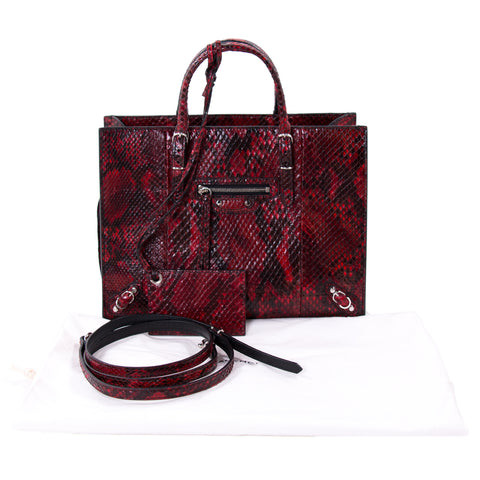 Balenciaga Leather-Trimmed Canvas Cross-Body Bag