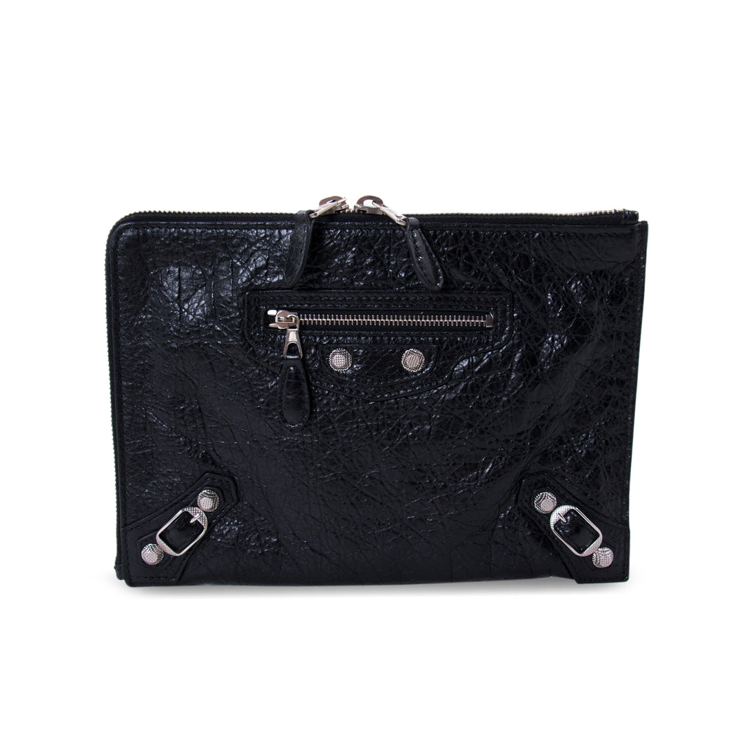 Balenciaga Classic Half Zip Around Pouch Accessories Balenciaga - Shop authentic new pre-owned designer brands online at Re-Vogue