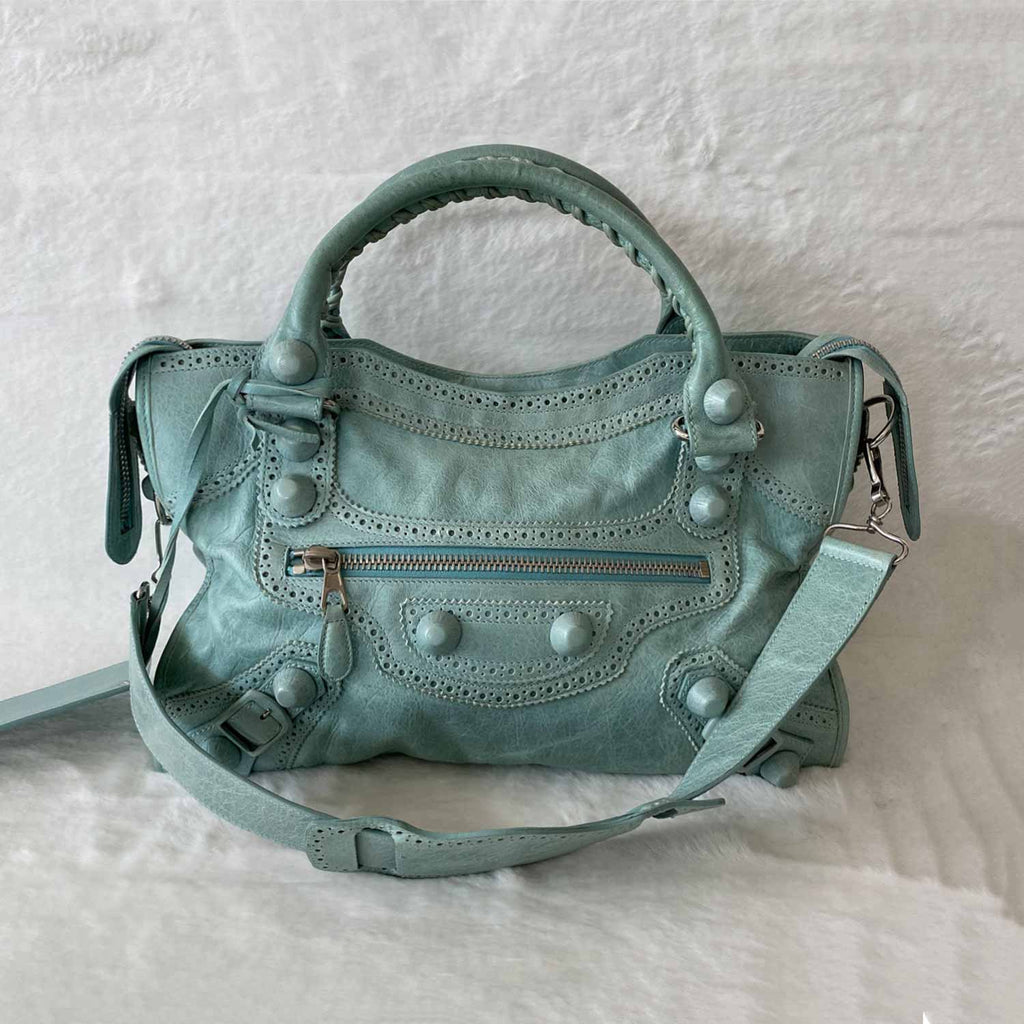 Balenciaga mini city lambskin 2025