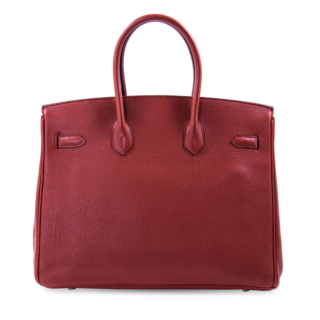 Hermès Birkin 35 Ruby Red Togo Bags Hermès - Shop authentic new pre-owned designer brands online at Re-Vogue