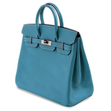 Hermès 30 Bleu Jean Birkin Epsom Leather Bag - PreLoved Treasures