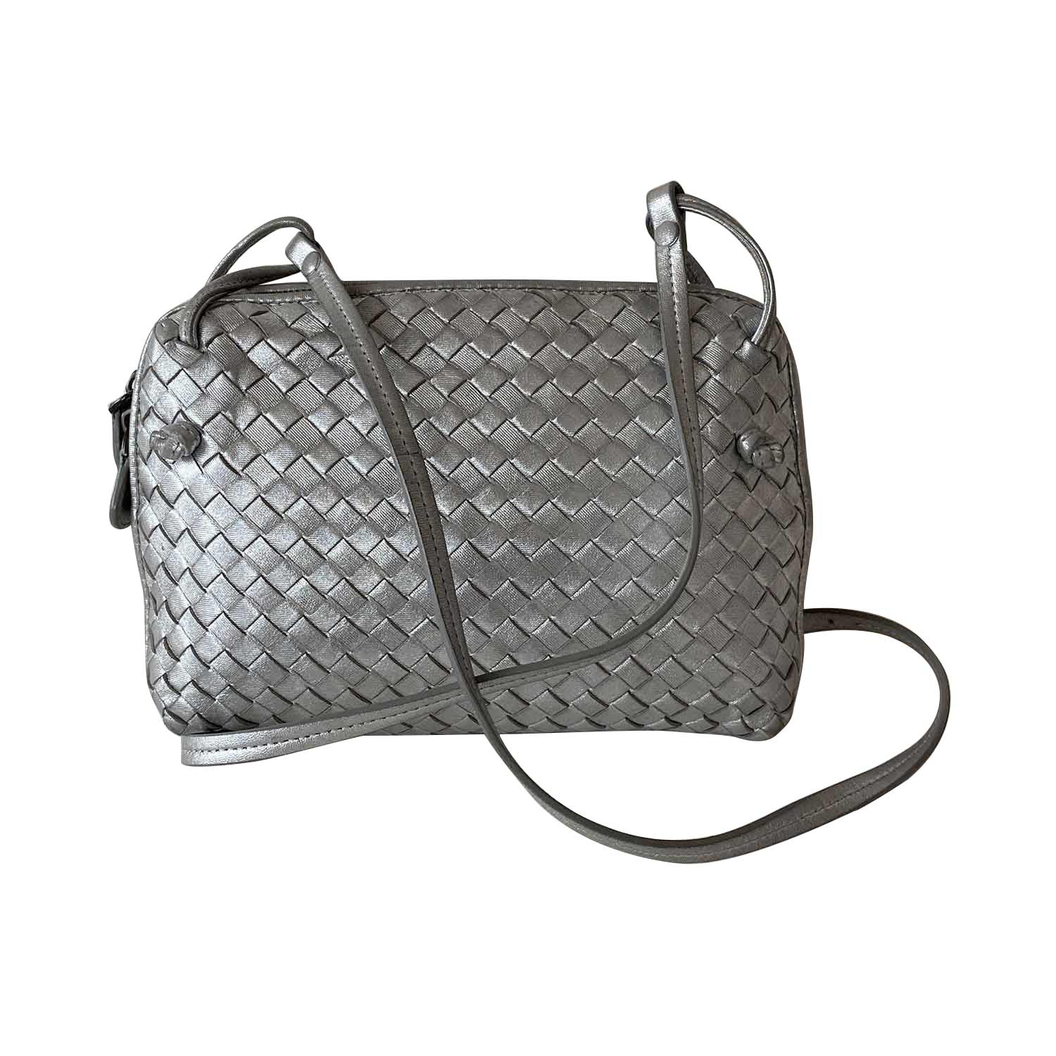 Beige Bottega Veneta Intrecciato Fold Handbag – Designer Revival