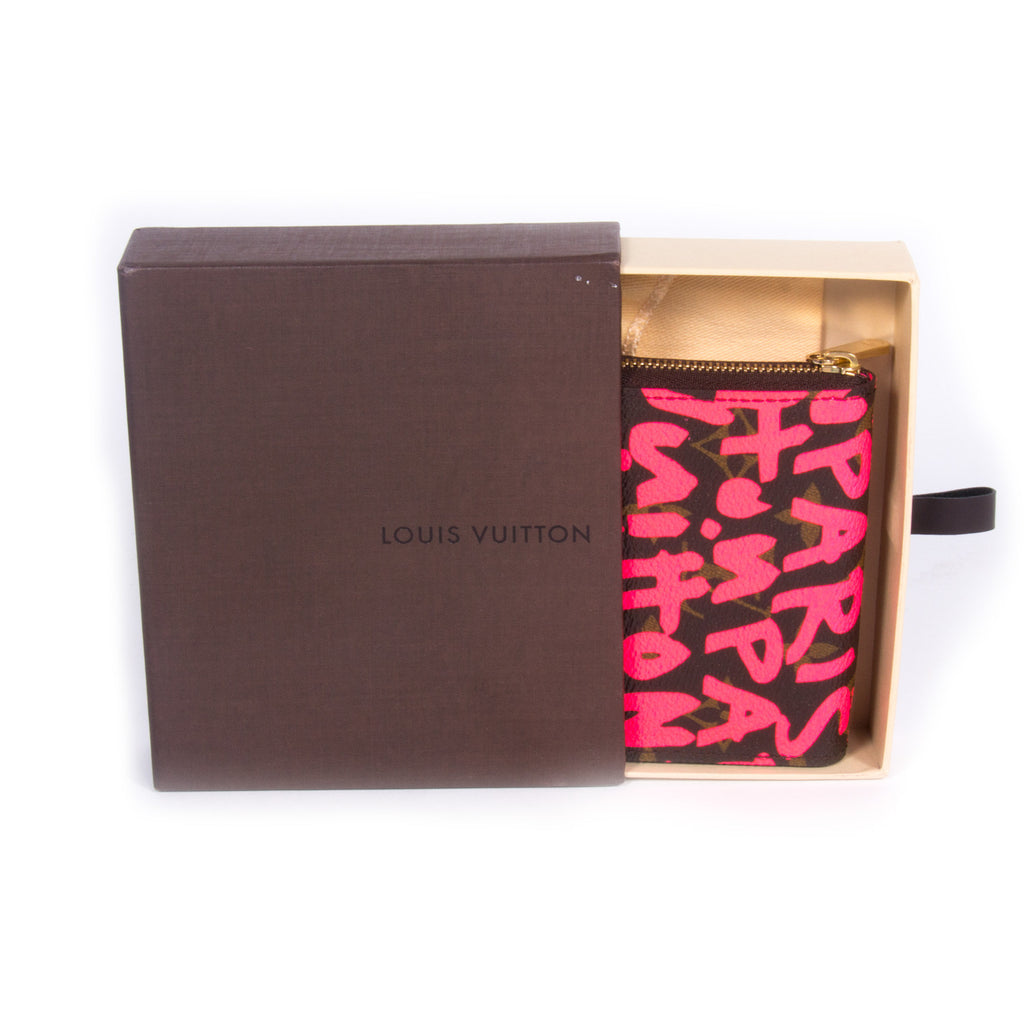 LOUIS VUITTON Monogram Graffiti Zippy Wallet Green M93712 LV Auth 36371a  ref.808685 - Joli Closet