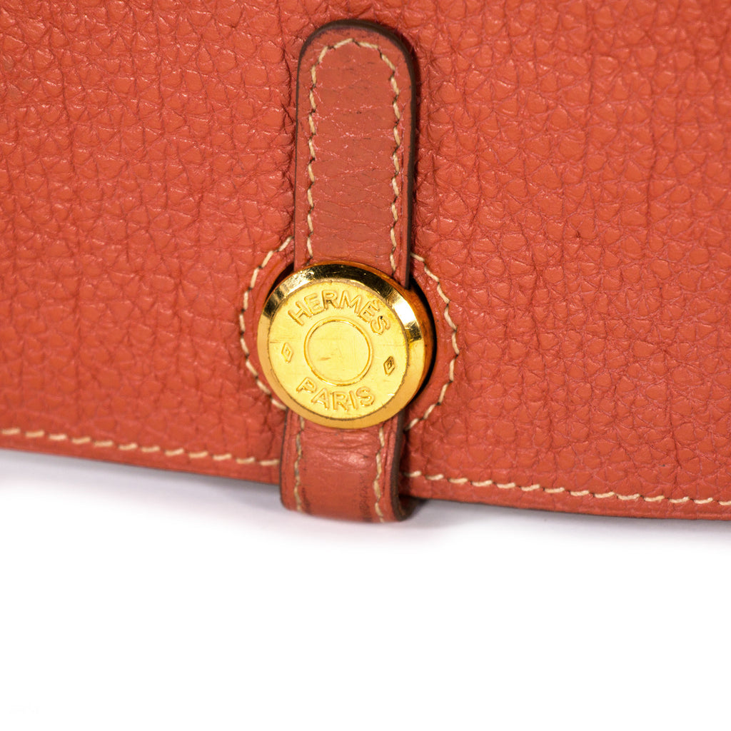 Hermes Togo Dogon Recto-Verso Wallet Gold 