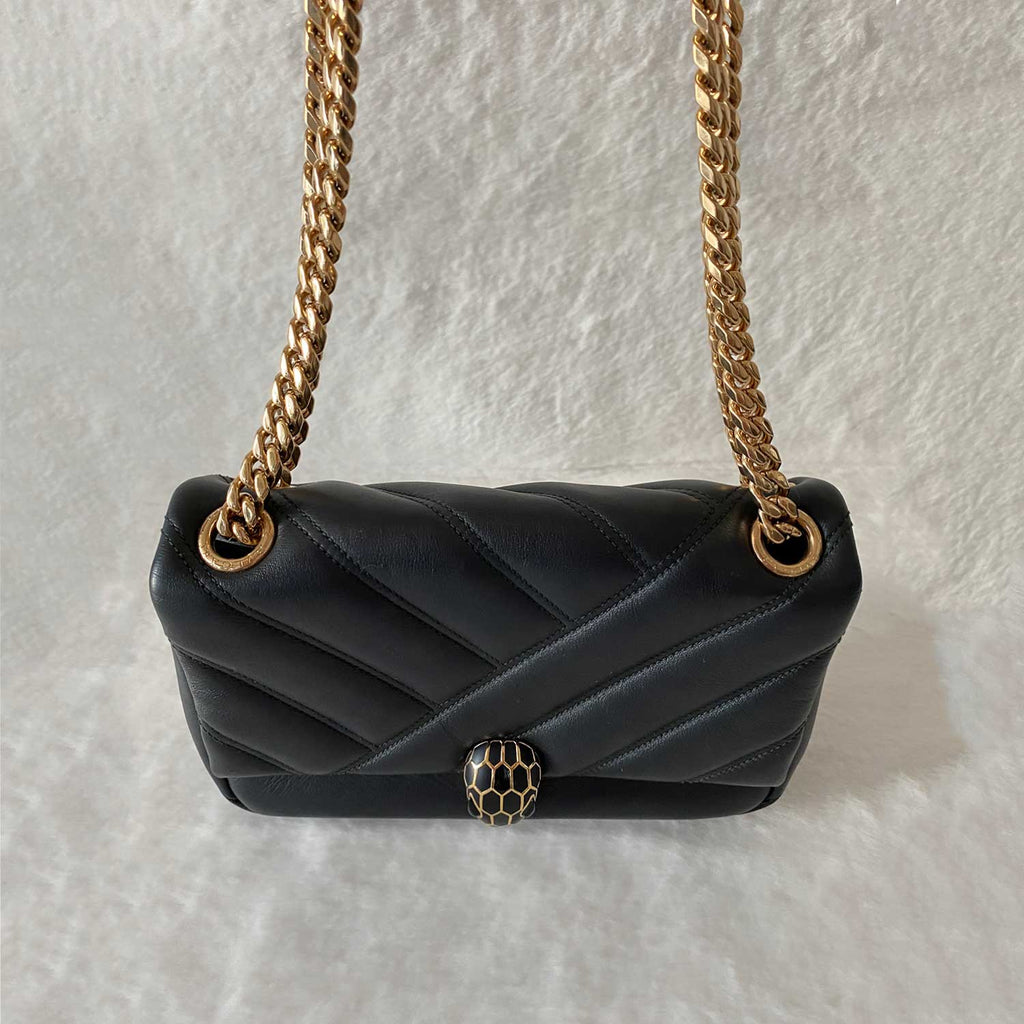 Bvlgari Serpenti Cabochon Micro Calfskin Shoulder Bag () IFCHIC