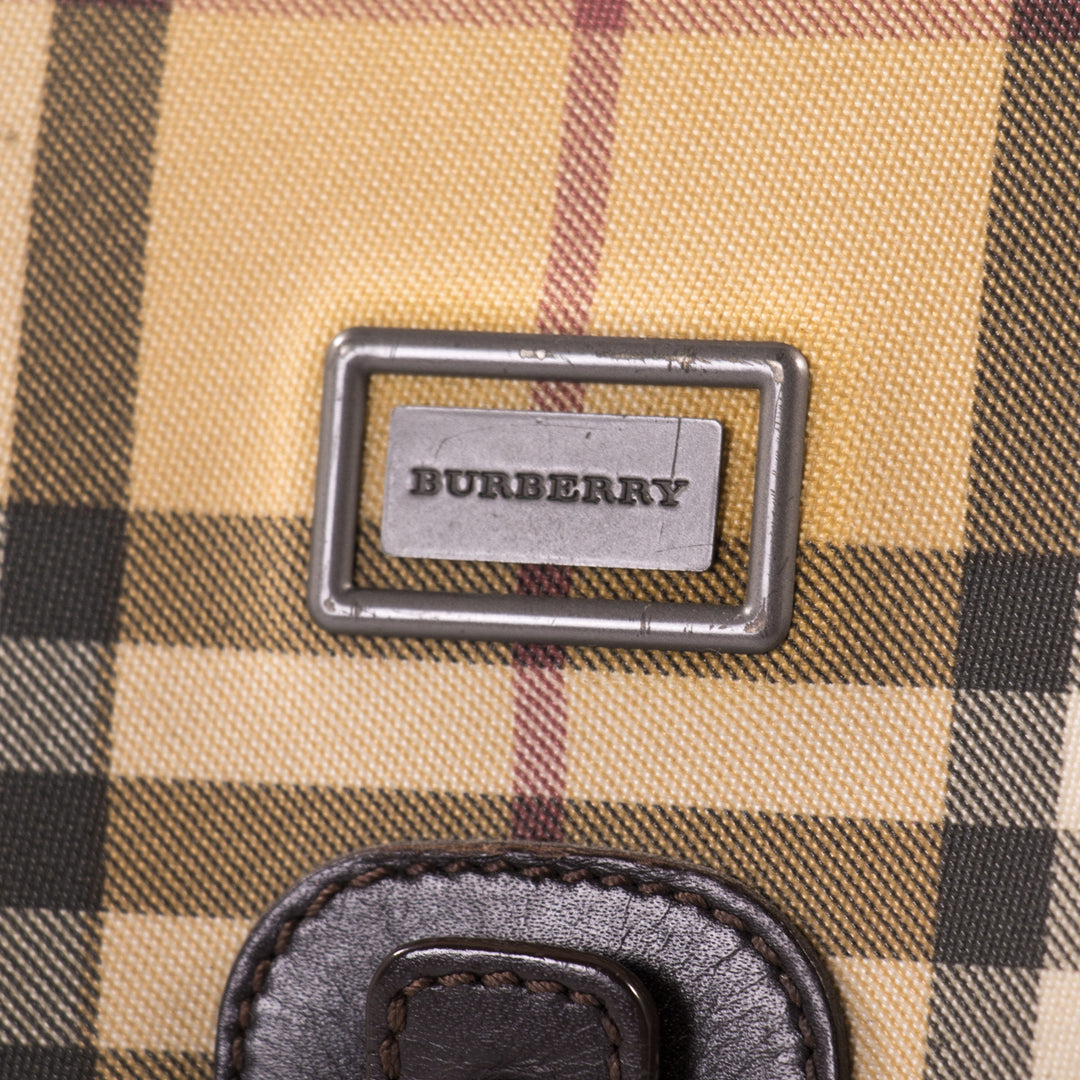 burberry leather backpack sale Shop Burberry Small Nova Check Backpack at Re-Vogue – revogue