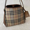 Burberry Haymarket Shopper Tote Bag