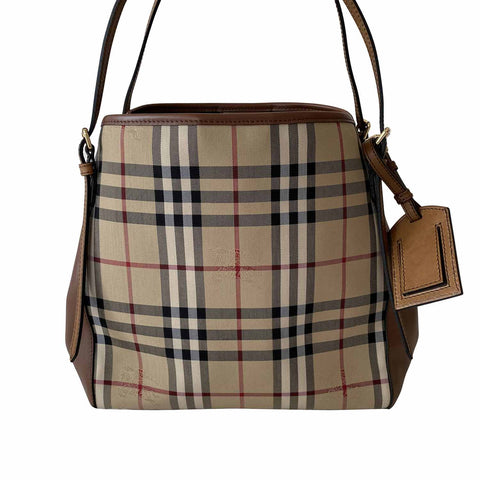 Burberry Small Leather Buckle Satchel