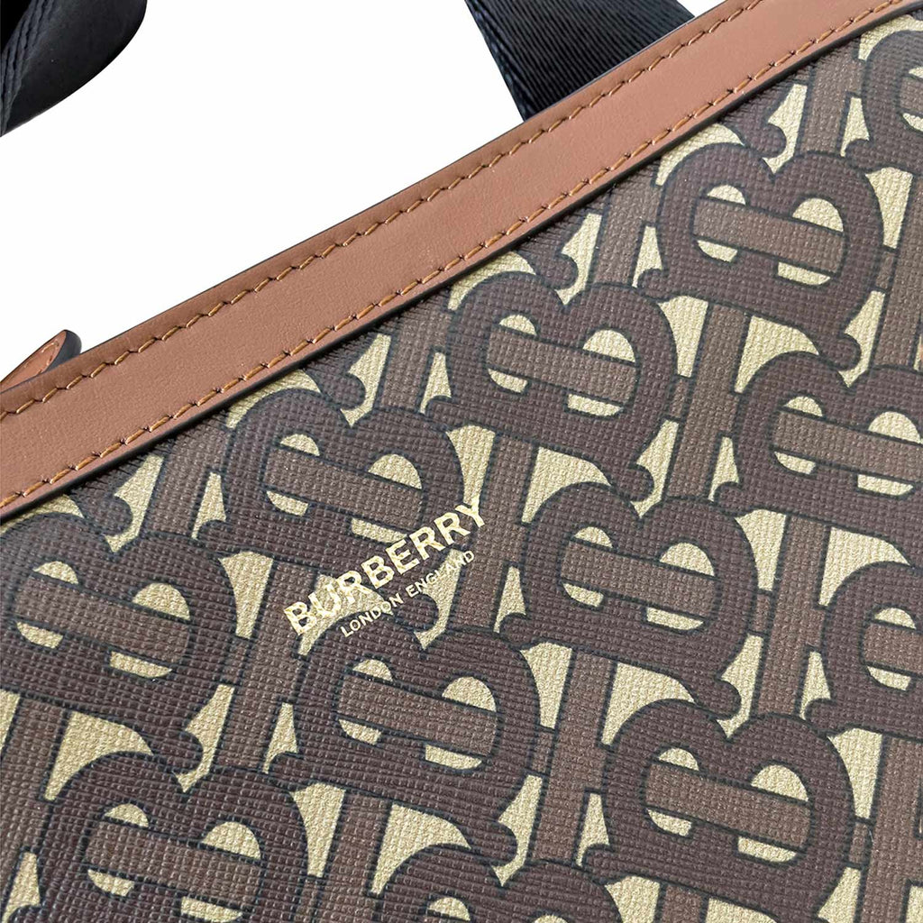 Burberry Monogram Print Messenger Bag