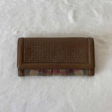 Burberry House Check Studded Wallet