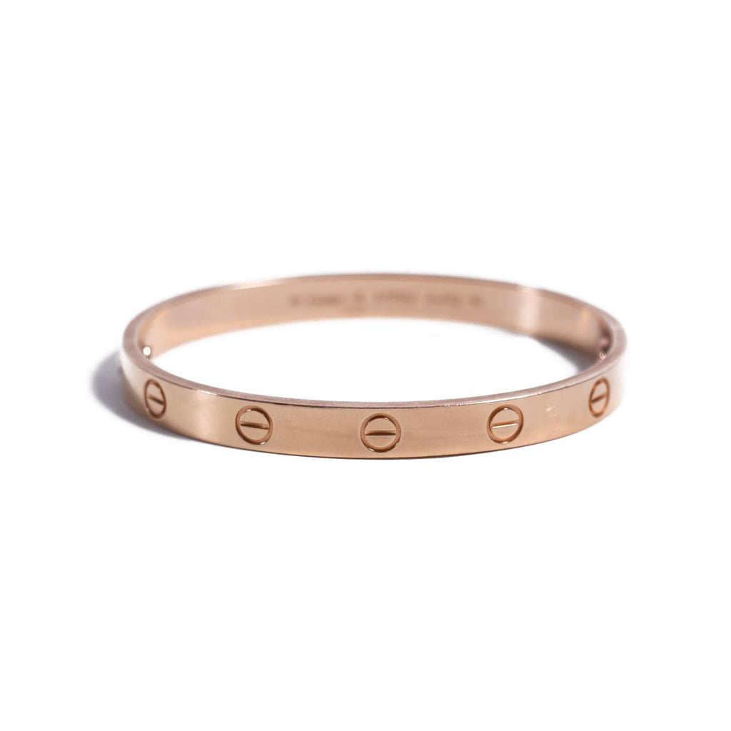 Cartier Rose Gold Love Bracelet Accessories Cartier - Shop authentic new pre-owned designer brands online at Re-Vogue