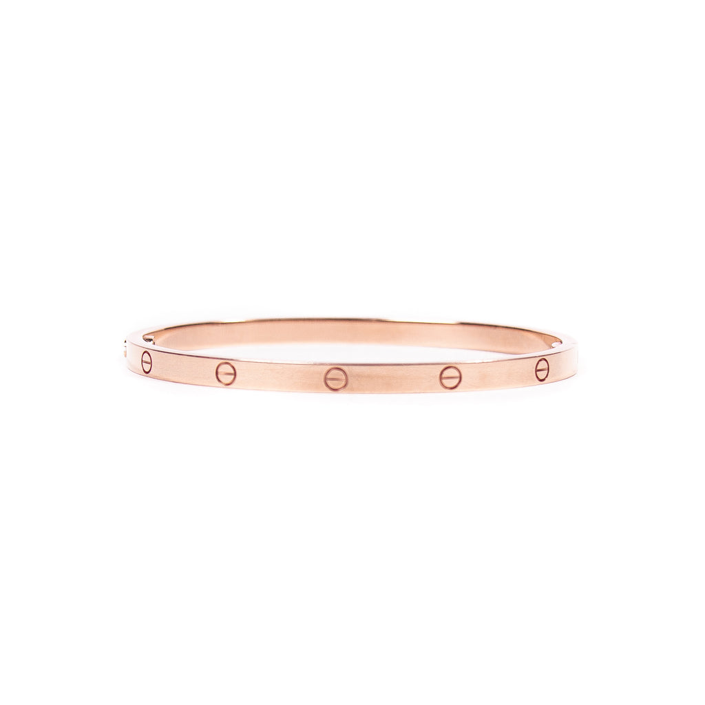 Cartier Rose Gold Love Bracelet SM Accessories Cartier - Shop authentic new pre-owned designer brands online at Re-Vogue