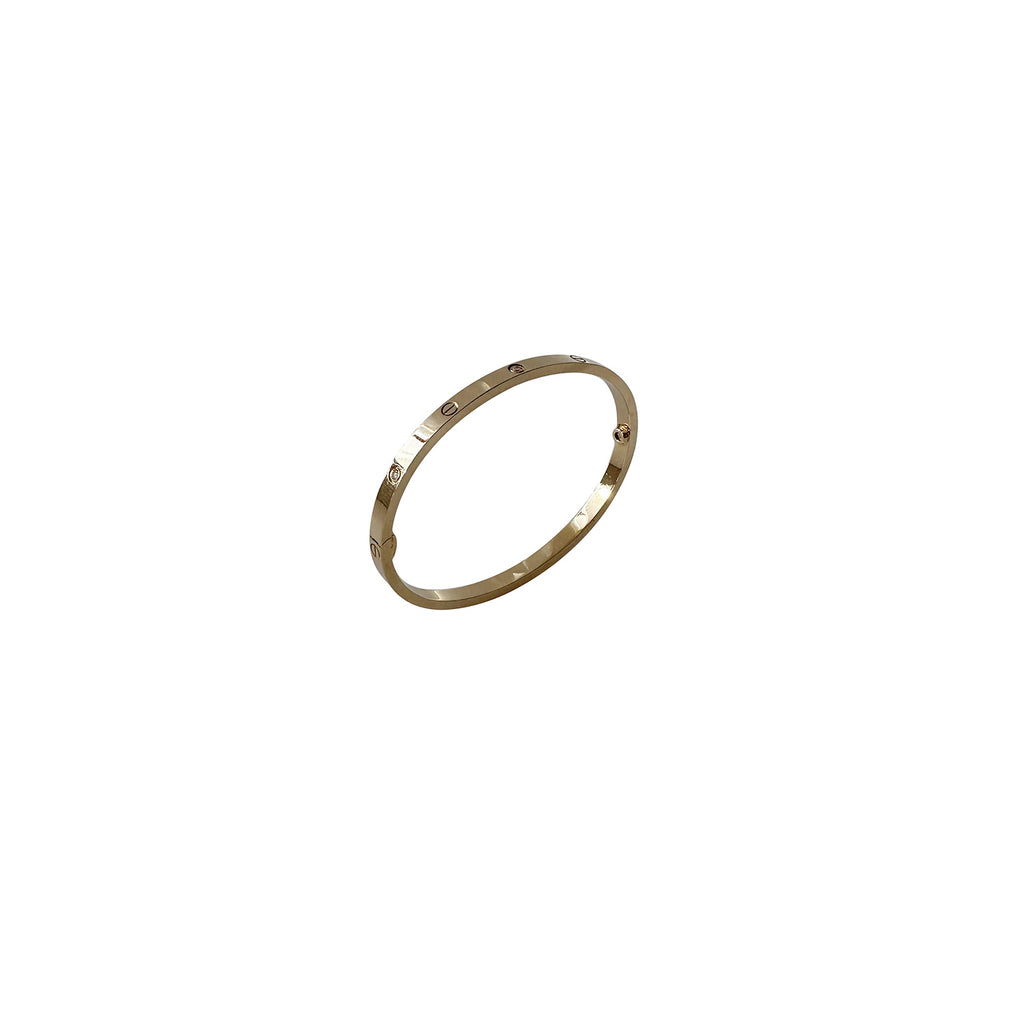 Cartier Gold Love Bracelet 6 Diamonds Small Model