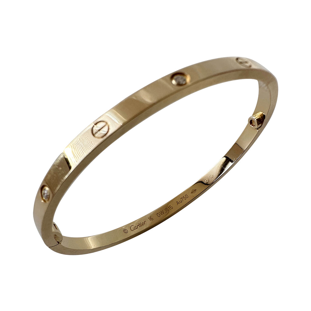 Cartier love bracelet used authentic Clearance