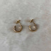 Cartier White Yellow Rose Gold Trinity Earrings