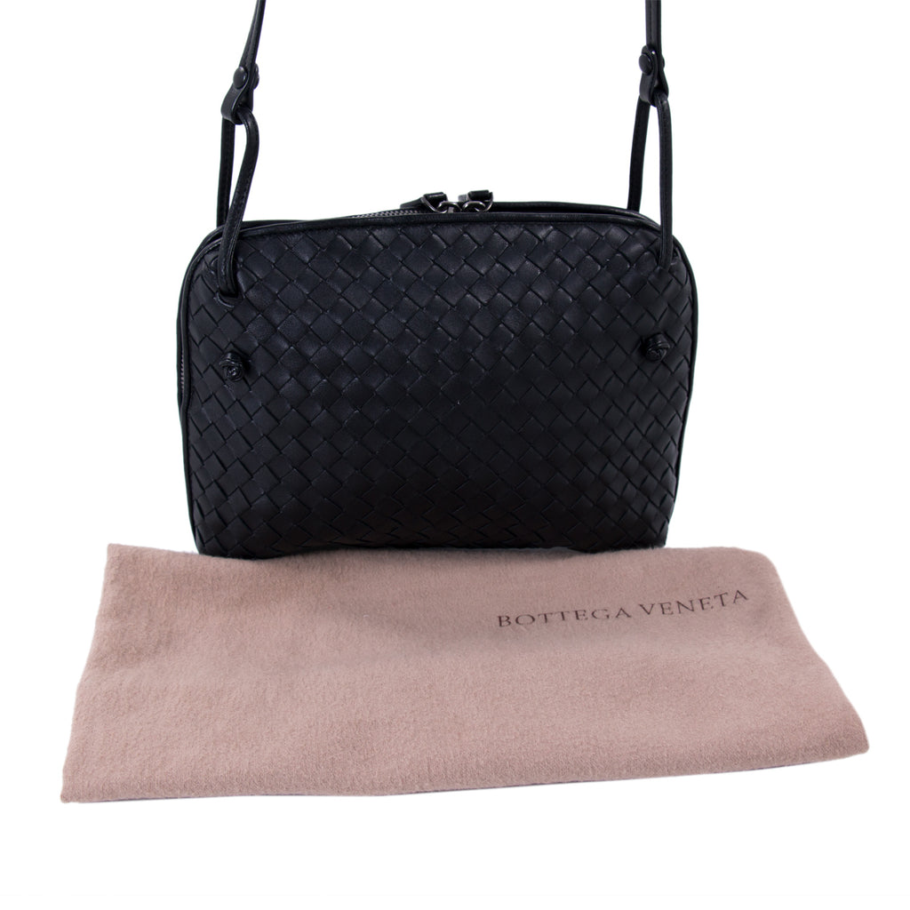 ✨BOTTEGA VENETA✨ - Intrecciato Nodini Double Zip Crossbody Bag - Colo, Cross Body Bag