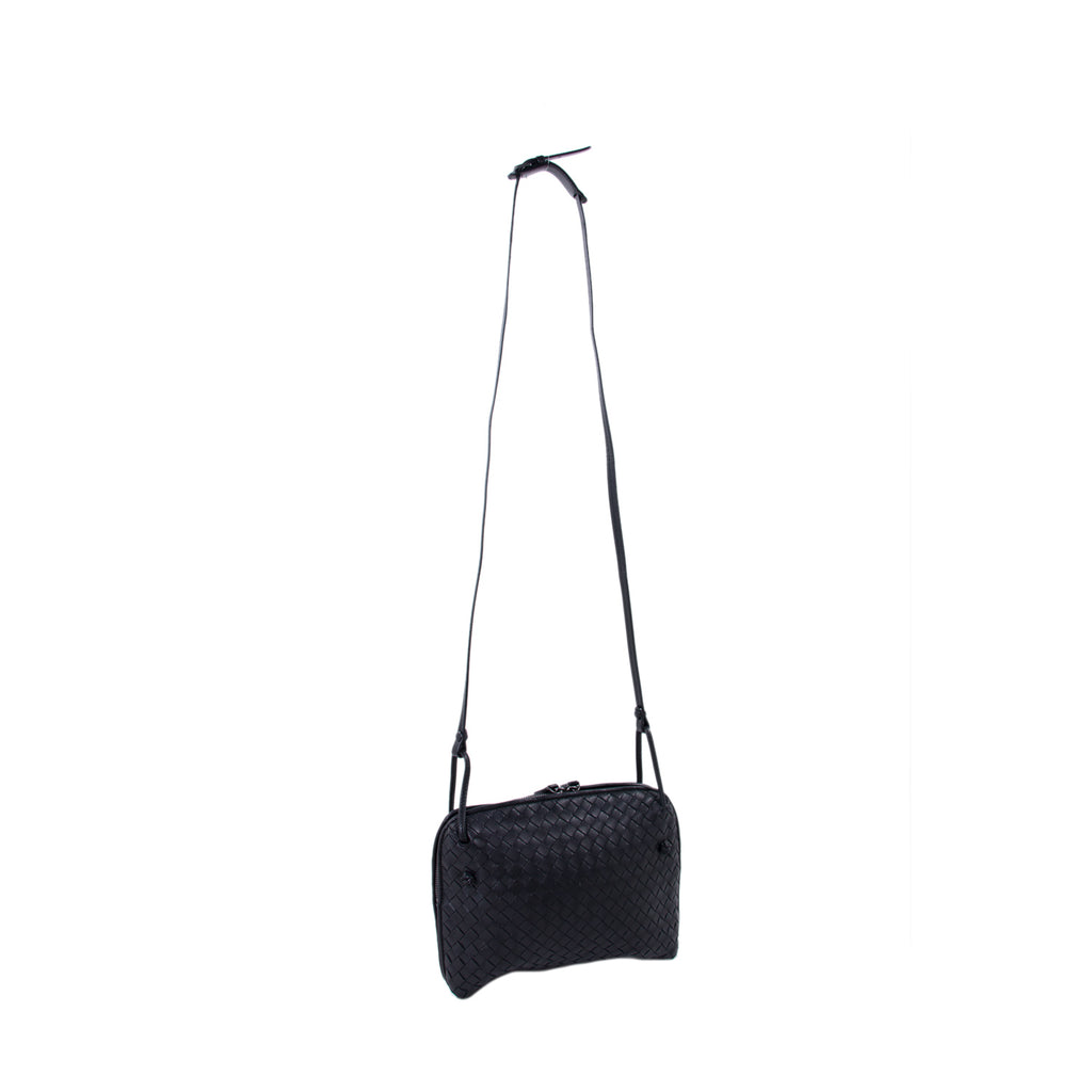 ✨BOTTEGA VENETA✨ - Intrecciato Nodini Double Zip Crossbody Bag - Colo, Cross Body Bag