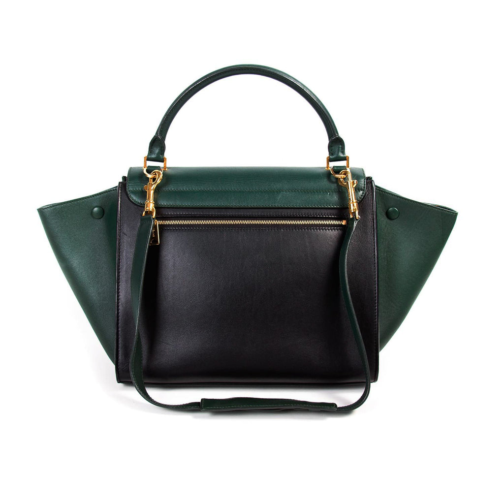 Celine Bi-Color Medium Trapeze Bag Bags Celine - Shop authentic new pre-owned designer brands online at Re-Vogue
