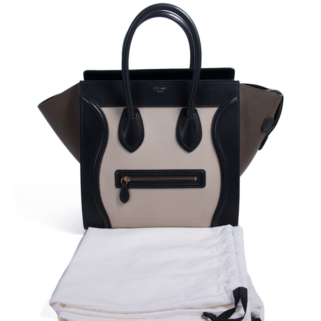 Celine Tricolor Mini Luggage Tote Bag Bags Celine - Shop authentic new pre-owned designer brands online at Re-Vogue