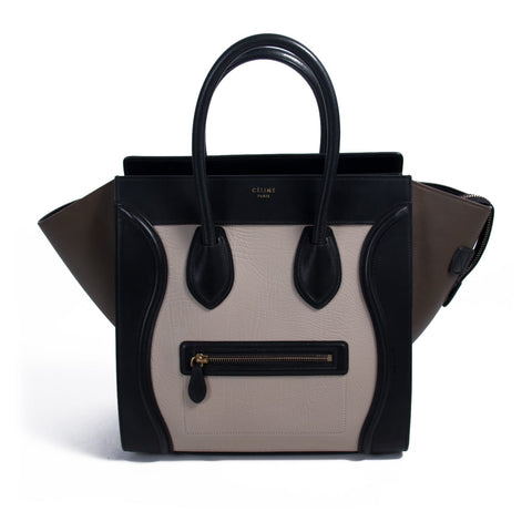 Celine Tricolor Trapeze Bag