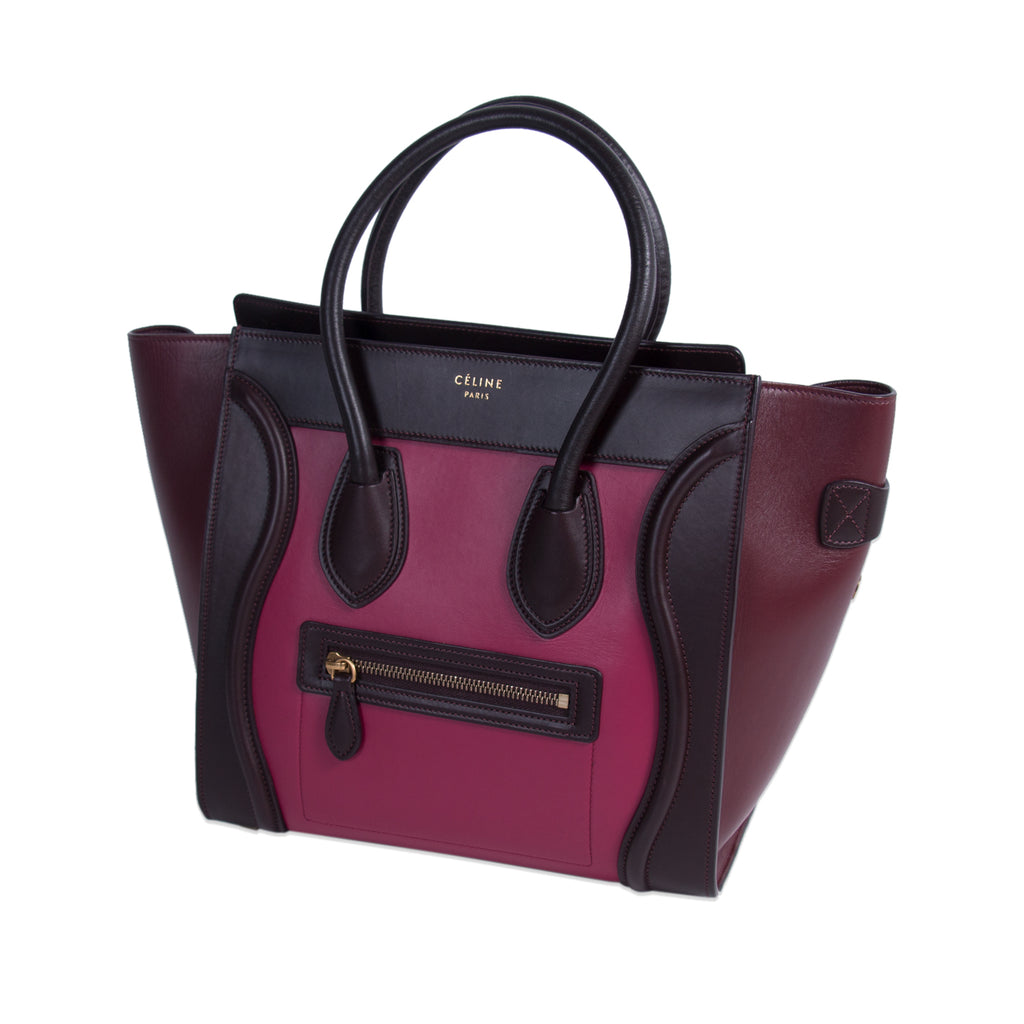 Celine Tricolor Micro Luggage Tote Bag - Main Image