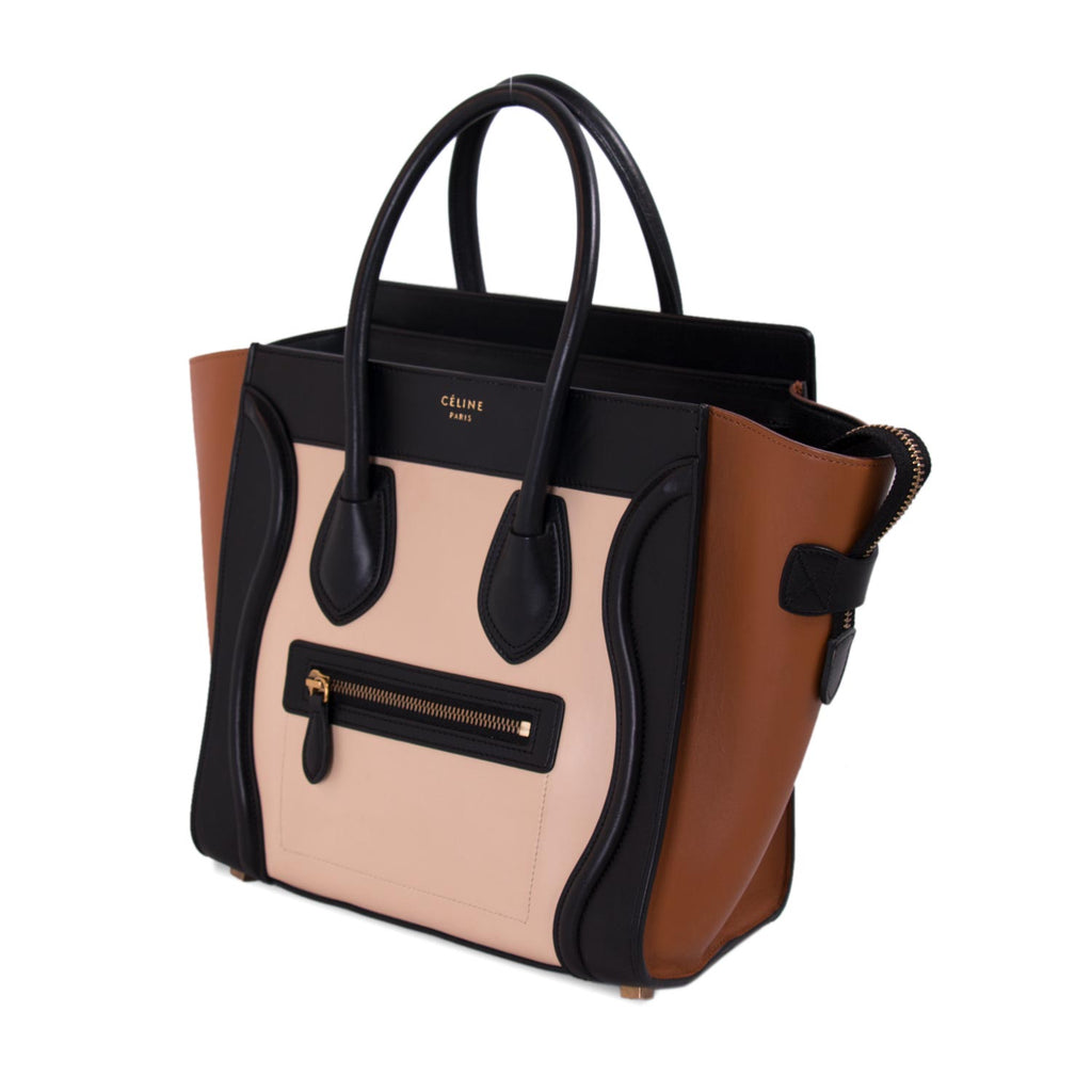 Celine Tricolor Micro Luggage Tote Bag Bags Celine - Shop authentic new pre-owned designer brands online at Re-Vogue