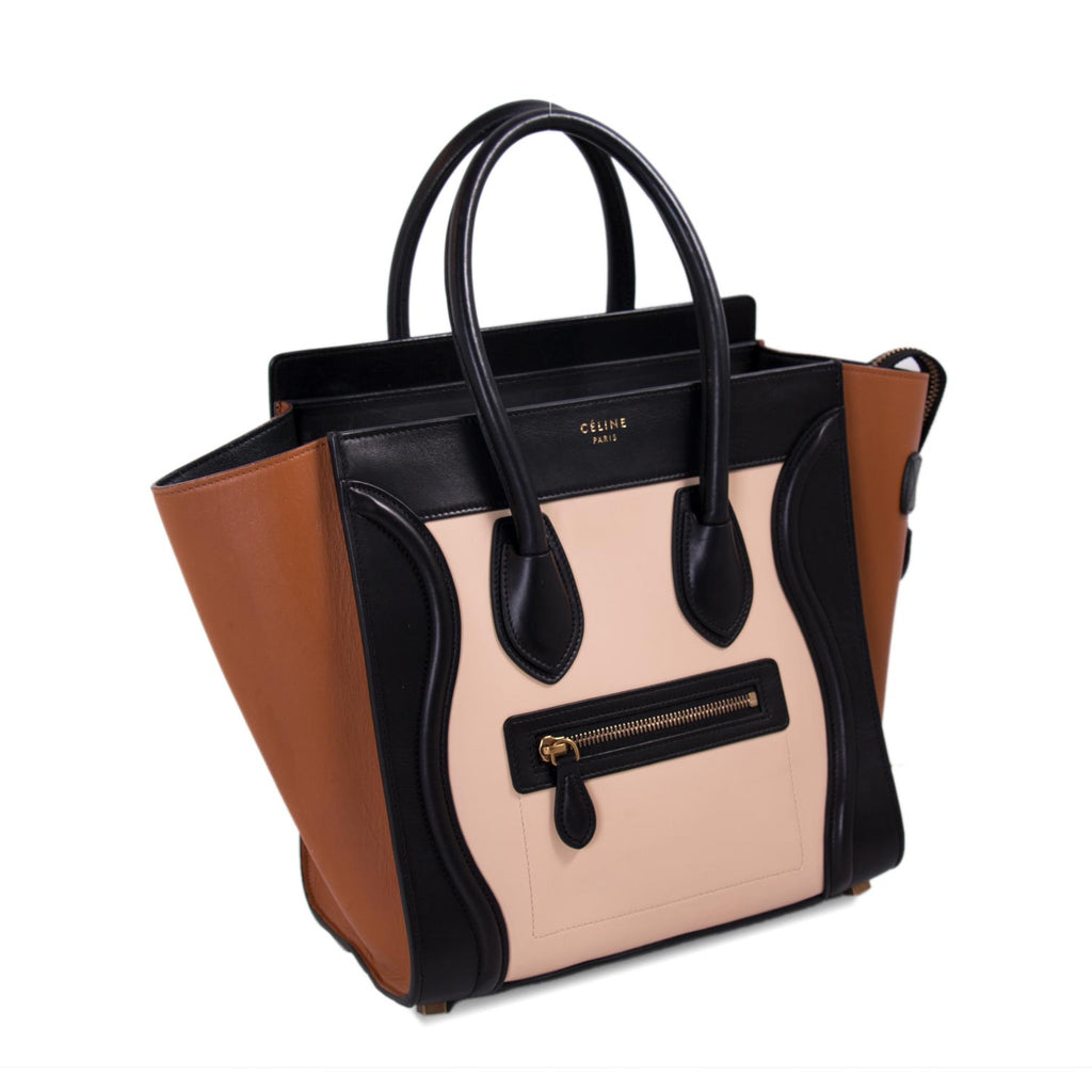 Celine Tricolor Micro Luggage Tote Bag Bags Celine - Shop authentic new pre-owned designer brands online at Re-Vogue