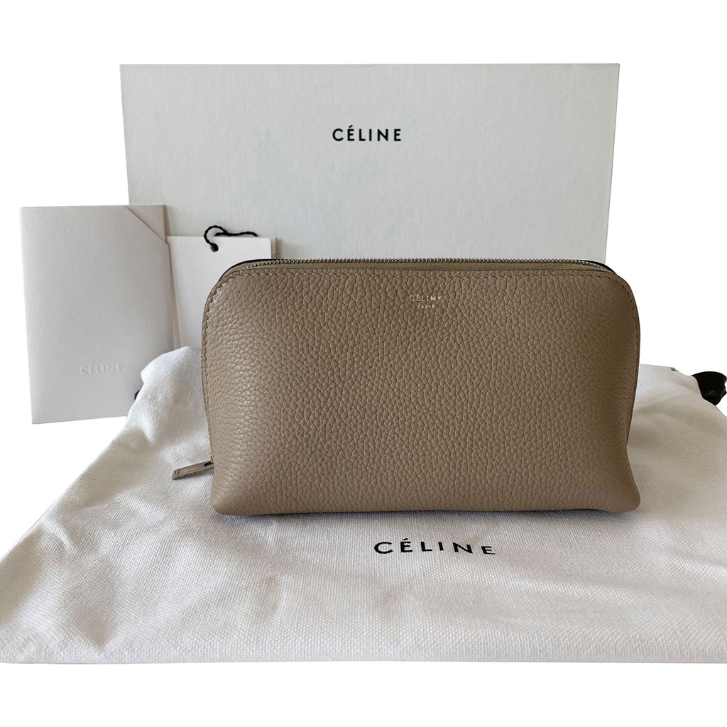 Céline Cosmetic Leather Pouch