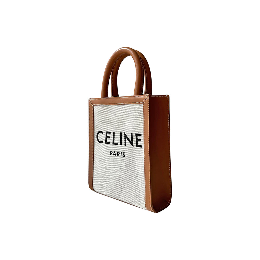 Céline Mini Vertical Textile Cabas