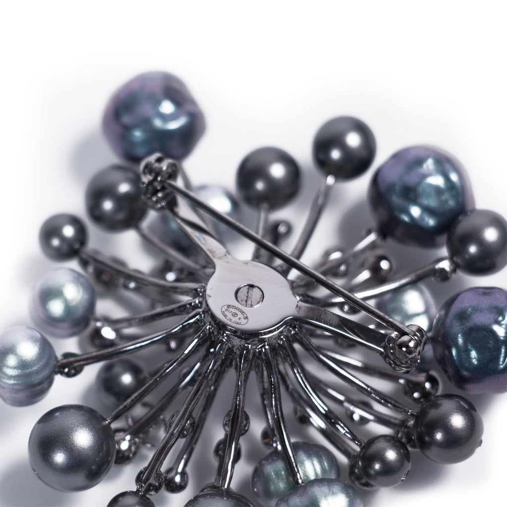 Chanel Gunmetal Crystal Brooch Accessories Chanel - Shop authentic new pre-owned designer brands online at Re-Vogue