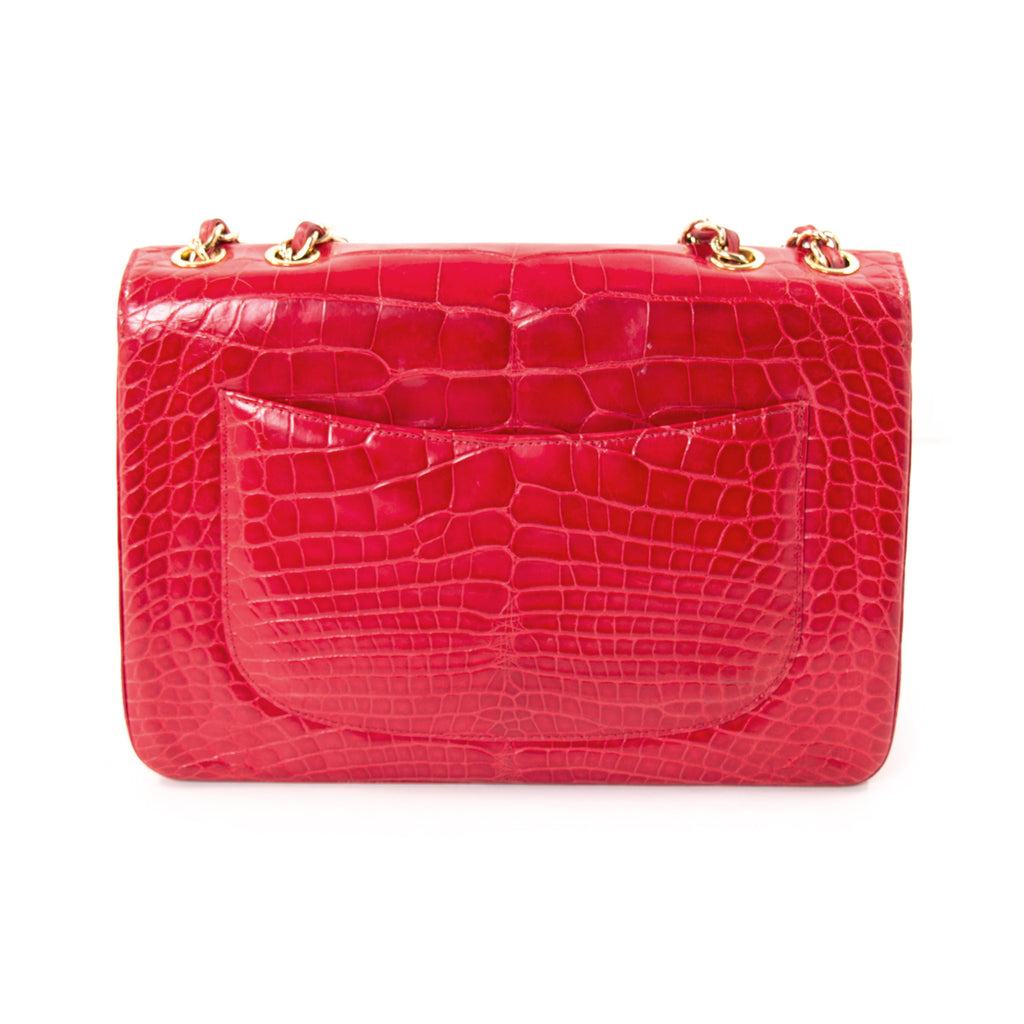 Chanel Classic Crocodile Jumbo Single Flap Bag Bags Chanel - Shop authentic new pre-owned designer brands online at Re-Vogue