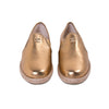 Chanel Gold Metallic Leather Espadrilles Shoes Chanel - Shop authentic new pre-owned designer brands online at Re-Vogue