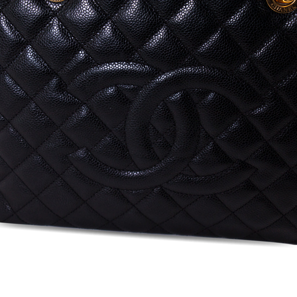 Chanel Black Caviar Grand Shopping Tote Bag Bags Chanel - Shop authentic new pre-owned designer brands online at Re-Vogue