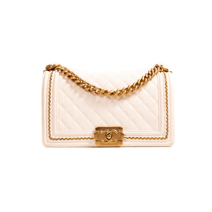 Chanel Boy Embellished Medium Flap Bag Bags Chanel - Shop authentic new pre-owned designer brands online at Re-Vogue