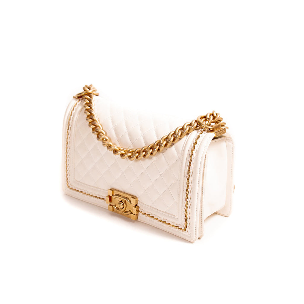 Chanel Boy Embellished Medium Flap Bag Bags Chanel - Shop authentic new pre-owned designer brands online at Re-Vogue