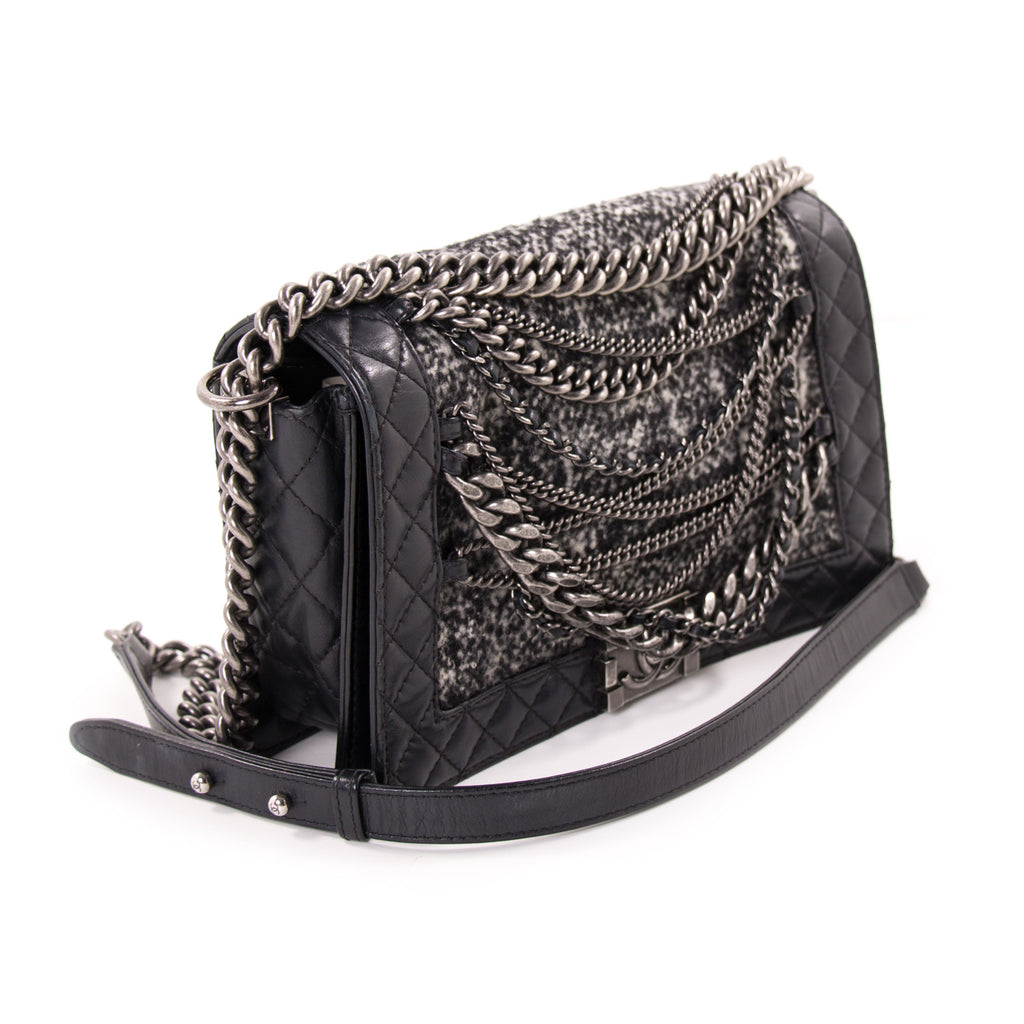 Chanel New Medium Enchained Boy Flap Bag Bags Chanel - Shop authentic new pre-owned designer brands online at Re-Vogue