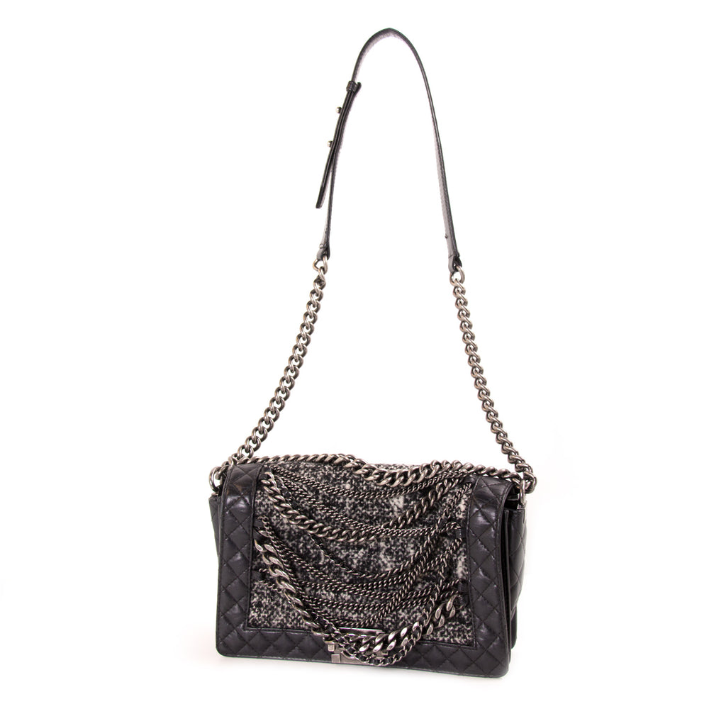 Chanel New Medium Enchained Boy Flap Bag Bags Chanel - Shop authentic new pre-owned designer brands online at Re-Vogue