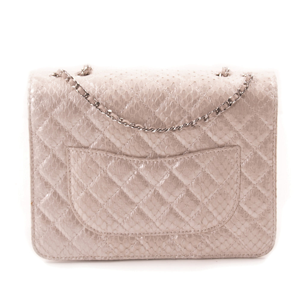 Shop authentic Chanel Python Mini Flap Bag at revogue for just USD 3,000.00