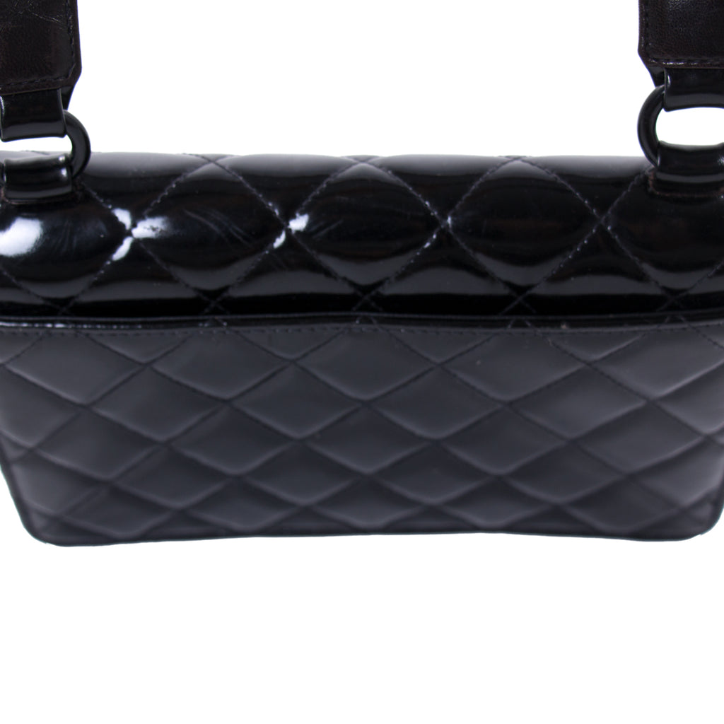 Chanel Vintage Quilted Patent Leather Flap Bag Bags Chanel - Shop authentic new pre-owned designer brands online at Re-Vogue