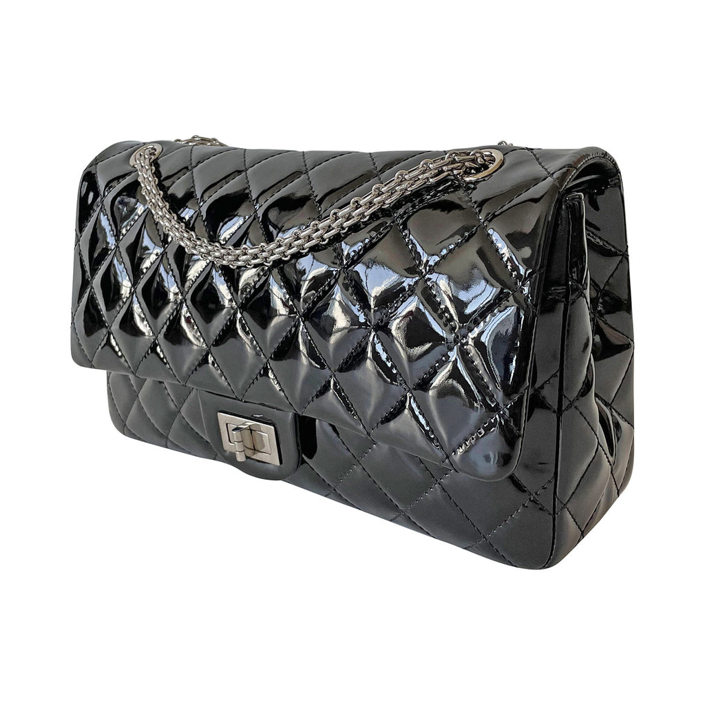 Chanel Quilted Patent Leather Bag