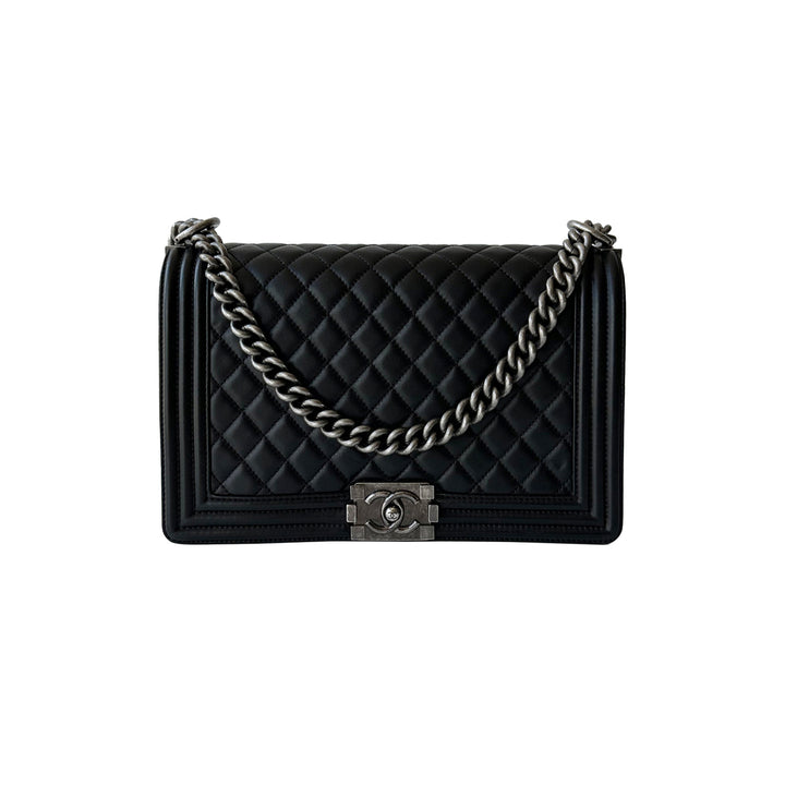 Chanel Quilted Large Boy Bag