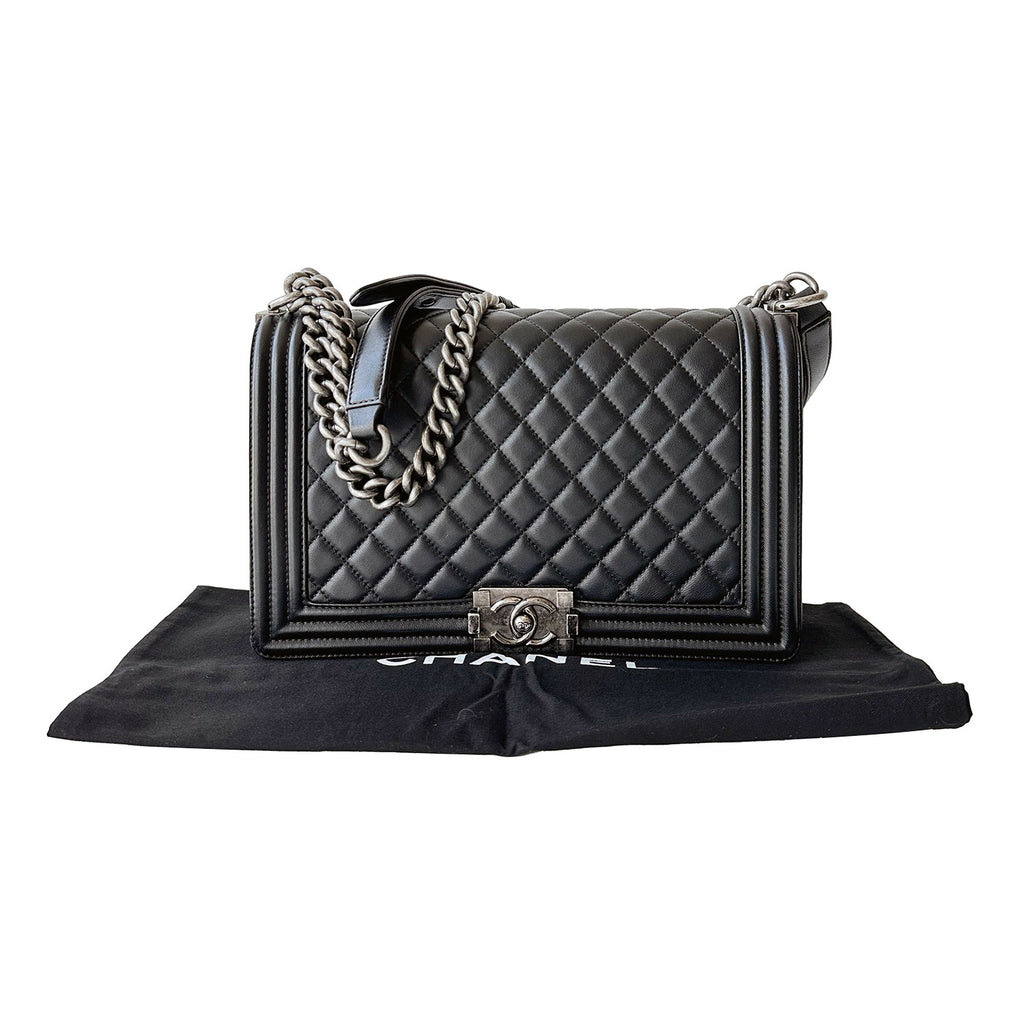 Chanel Quilted Large Boy Bag