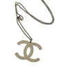 Chanel Crystal CC Logo Necklace