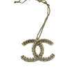 Chanel Crystal CC Logo Necklace