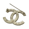 Chanel Pearl CC Logo Brooch